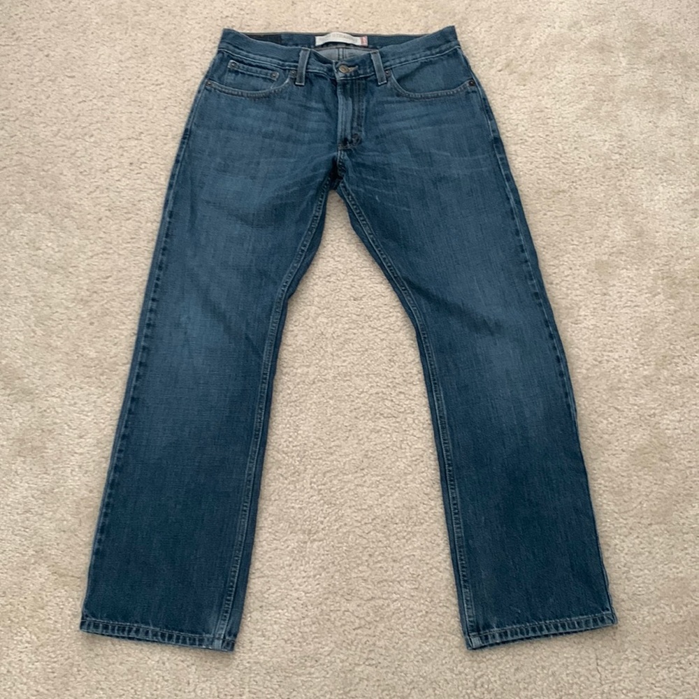Levi's 514 slim straight dark wash jean